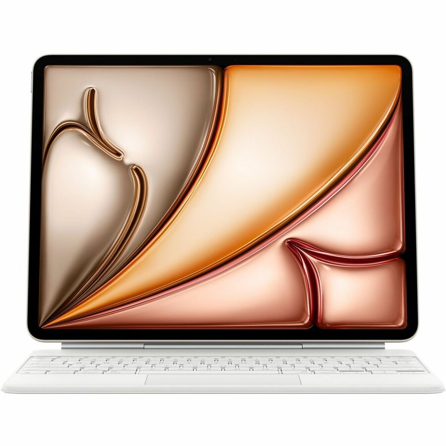 Apple Magic Keyboard/Cover Case for 33 cm (13") Apple iPad Air 13 (2025), iPad Air 13 (2024) Tablet - Arabic Keyboard - White