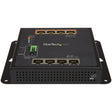 StarTech.com Industrial 8 Port Gigabit PoE Switch, 4 x PoE+ 30W, Power Over Ethernet GbE Layer/L2 Managed Network Switch -40C to +75C, TAA
