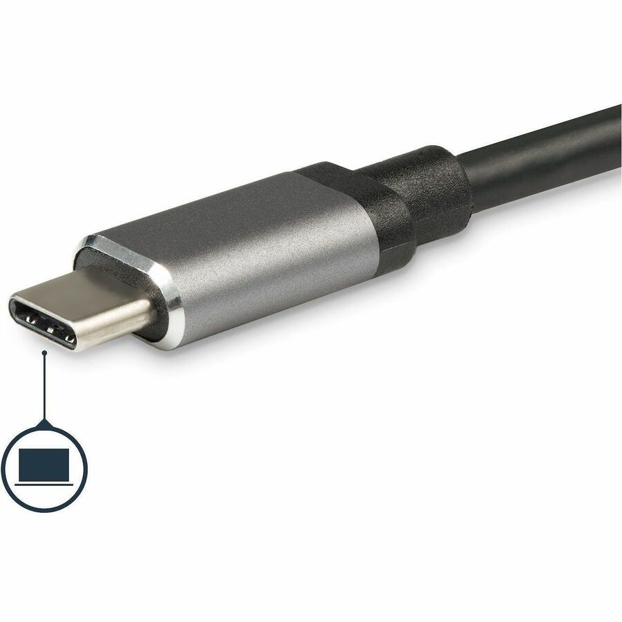 StarTech.com USB C Multiport Adapter - Portable USB Type-C Travel Dock - 4K HDMI, 2-pt USB Hub, SD, GbE, 60W PD Pass-Through - Laptop Dock