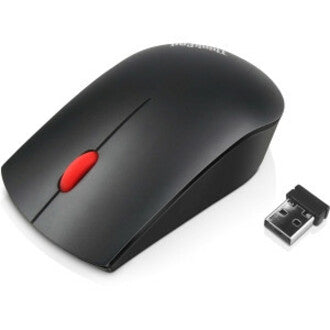 Lenovo Essential Mouse - Radio Frequency - USB - Optical - Black