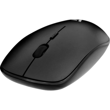 V7 MW200-1E Mouse - Radio Frequency - USB - Optical - 4 Button(s) - Black