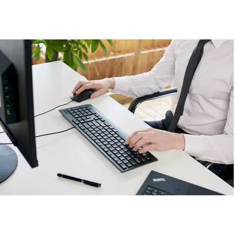 Lenovo Essential Mouse - USB - Optical - 3 Button(s) - Black - 50 / Box
