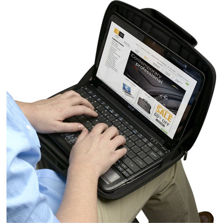 Case Logic QNS-111 BLACK Carrying Case (Sleeve) for 30.5 cm (12") Apple Chromebook, MacBook Air - Black