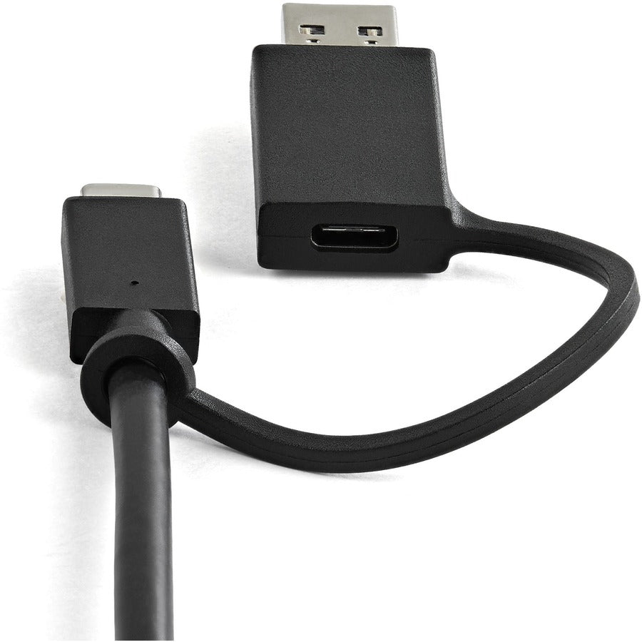 StarTech.com Universal Laptop Docking Station, Hybrid USB-C & USB-A Dock, Dual 4K DP & HDMI, 100W PD, Mac / Windows / Chrome OS, GbE