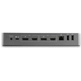 StarTech.com Universal Laptop Docking Station, Hybrid USB-C & USB-A Dock, Dual 4K DP & HDMI, 100W PD, Mac / Windows / Chrome OS, GbE