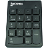 Numeric Keypad, Wireless (2.4GHz), USB-A Micro Receiver, 18 Full Size Keys, Black, Membrane Key Switches, Auto Power Management, Range 10m, AAA Battery (included), Windows and Mac, Three Year Warranty