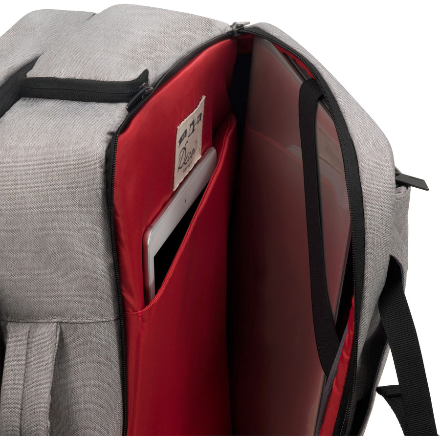 Dicota Dual Plus EDGE Carrying Case (Backpack) for 39.6 cm (15.6") Apple Notebook, MacBook, Ultrabook - Grey