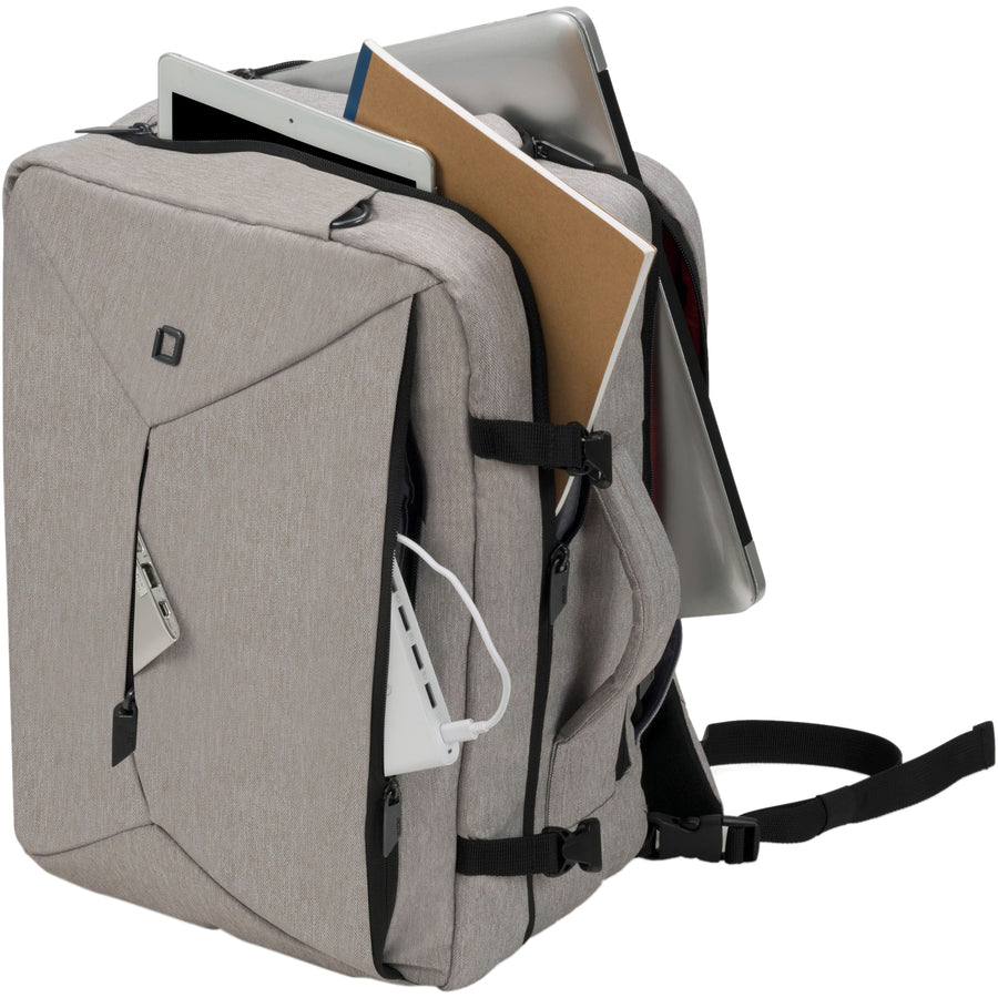 Dicota Dual Plus EDGE Carrying Case (Backpack) for 39.6 cm (15.6") Apple Notebook, MacBook, Ultrabook - Grey
