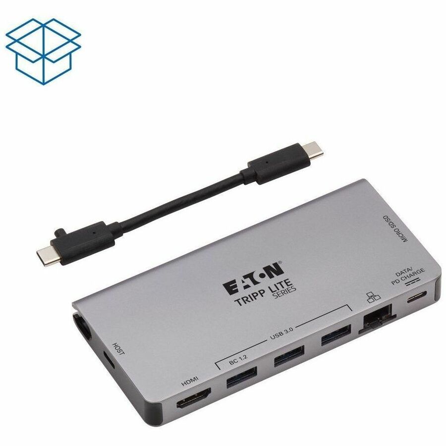 Tripp Lite series U442-DOCK5D-GY USB Type C Docking Station for Smartphone, Notebook, Tablet - 100 W
