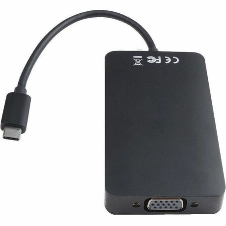 V7 V7UC-U3CRJ45HDVG-BLK USB Type C Docking Station for Desktop PC - 100 W - Black