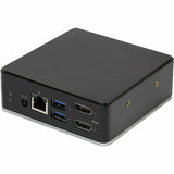 V7 UCDDS1080P USB Type C Docking Station for Desktop PC - Charging Capability - 100 W - Black