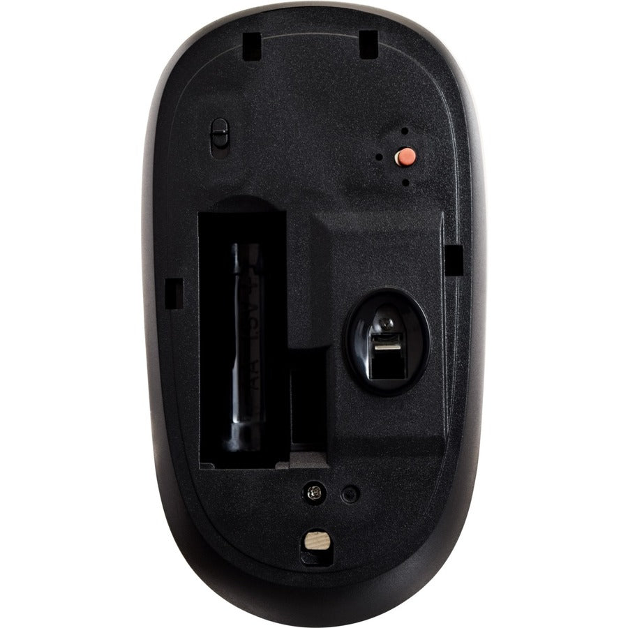 V7 MW550BT Mouse - Bluetooth - USB - 4 Button(s) - Black