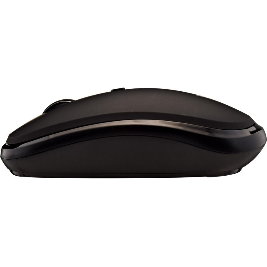 V7 MW550BT Mouse - Bluetooth - USB - 4 Button(s) - Black