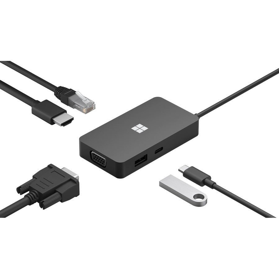 Microsoft USB Type C Docking Station for Notebook - Black
