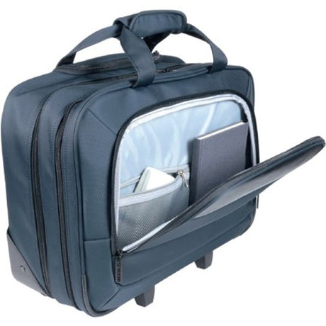 MOBILIS Executive Carrying Case (Trolley) for 35.6 cm (14") to 43.2 cm (17") Notebook, Tablet PC, Accessories - Navy Blue, Black
