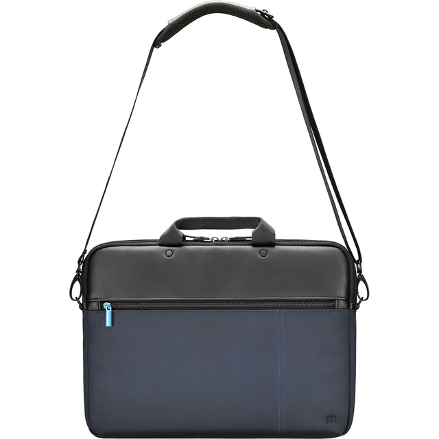 MOBILIS Executive Carrying Case (Briefcase) for 27.9 cm (11") to 35.6 cm (14") Notebook - Navy Blue, Black