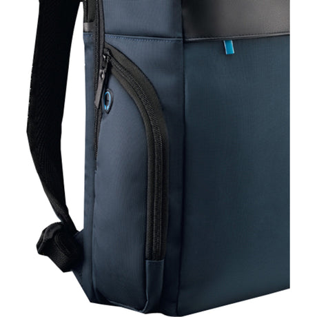 MOBILIS Executive Carrying Case (Backpack) for 35.6 cm (14") to 40.6 cm (16") Notebook, Tablet PC, Cellular Phone, Bottle, Power Bank, Cable, Accessories - Navy Blue, Black