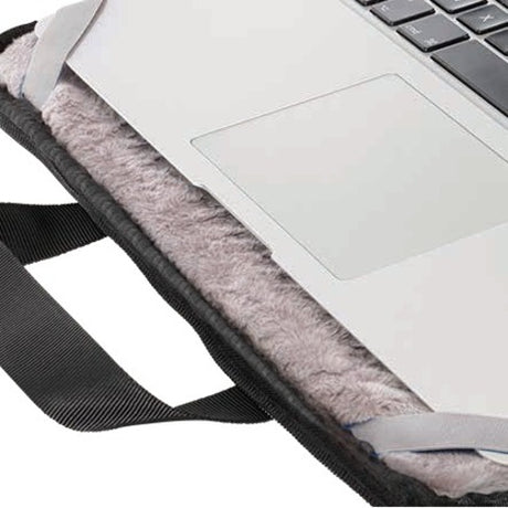 MOBILIS Trendy Carrying Case (Briefcase) for 27.9 cm (11") to 35.6 cm (14") Apple MacBook, MacBook Air, MacBook Pro, Notebook, Netbook, Tablet - Flecked Gray, Black