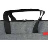 MOBILIS Trendy Carrying Case (Briefcase) for 27.9 cm (11") to 35.6 cm (14") Apple MacBook, MacBook Air, MacBook Pro, Notebook, Netbook, Tablet - Flecked Gray, Black