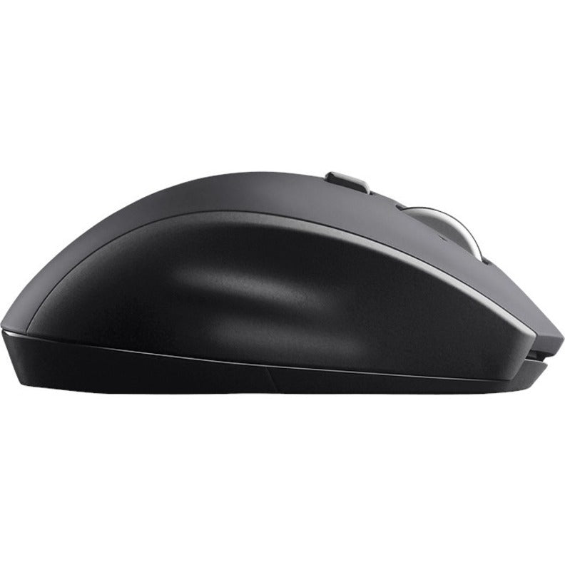 Logitech Marathon M705 Mouse - Radio Frequency - USB - Optical - 7 Button(s) - Charcoal