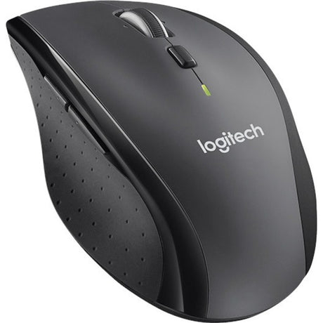 Logitech Marathon M705 Mouse - Radio Frequency - USB - Optical - 7 Button(s) - Charcoal