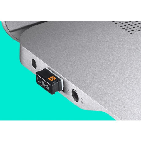 Logitech Marathon M705 Mouse - Radio Frequency - USB - Optical - 7 Button(s) - Charcoal