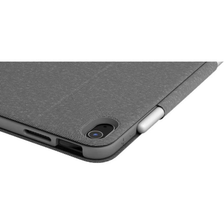 Logitech Folio Touch Keyboard/Cover Case (Folio) Apple, Logitech iPad Air (4th Generation) Tablet - Oxford Gray