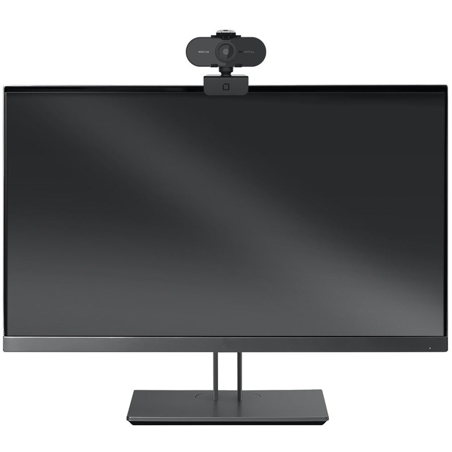 Dicota Webcam - Black - USB 2.0
