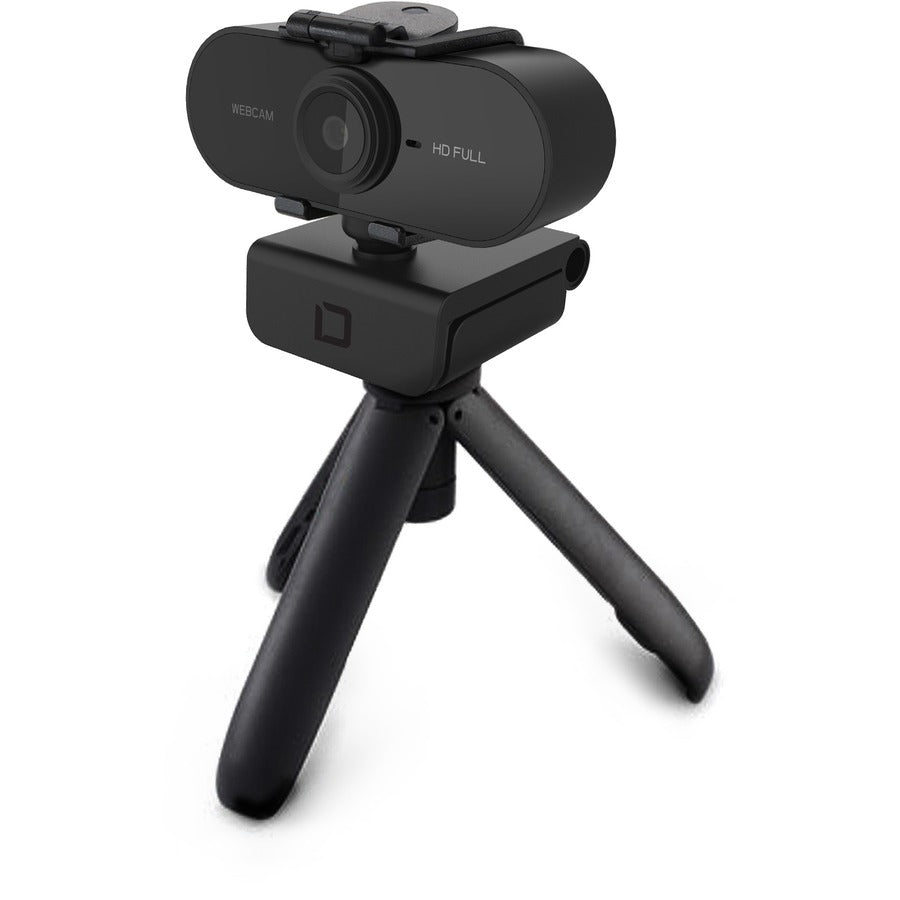 Dicota Webcam - Black - USB 2.0