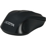 Dicota Comfort Mouse - Radio Frequency - USB - Black