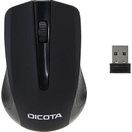 Dicota Comfort Mouse - Radio Frequency - USB - Black