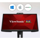 ViewSonic Graphic VG2440V 24" Class Webcam Full HD LED Monitor - 16:9 - Black