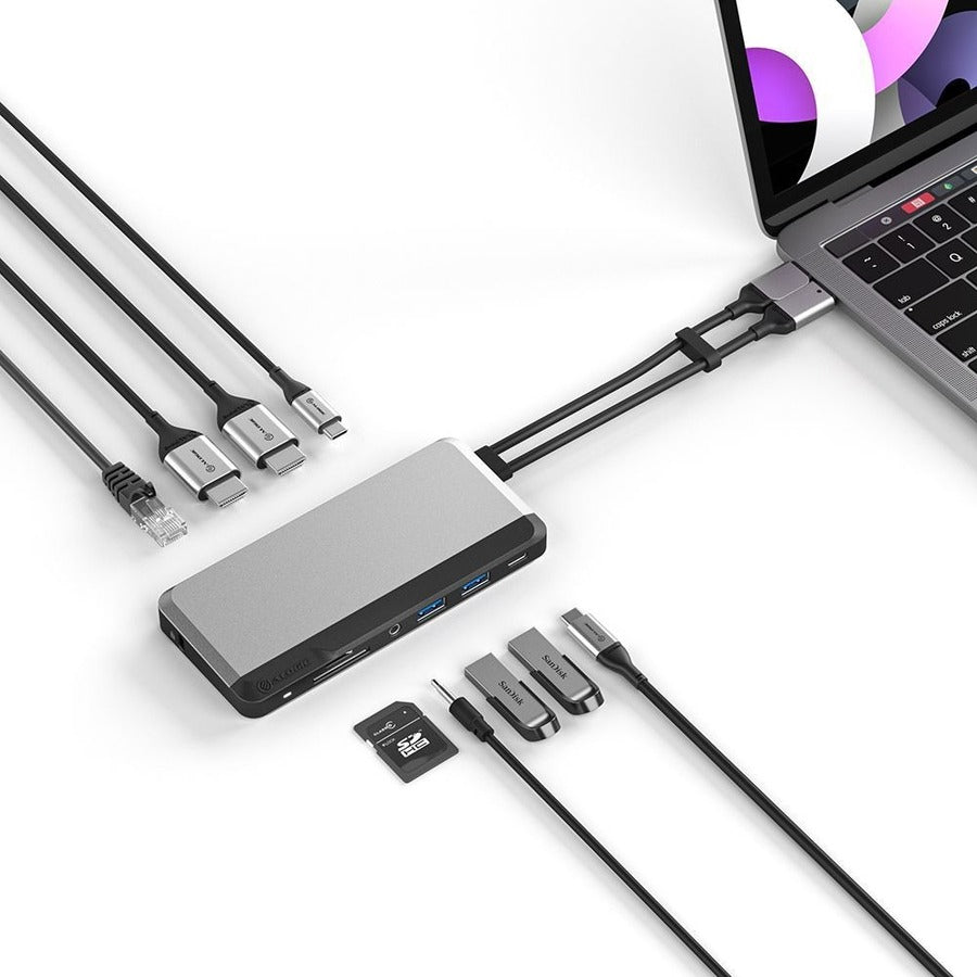 Alogic USB Type C Docking Station for Notebook, Tablet PC - 100 W