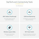 StarTech.com USB C Docking Station for MacBook Pro/Air-M1/M2/M3/M4 (Thunderbolt Compatible) - Dual HDMI/DisplayPort, 96W Power Delivery