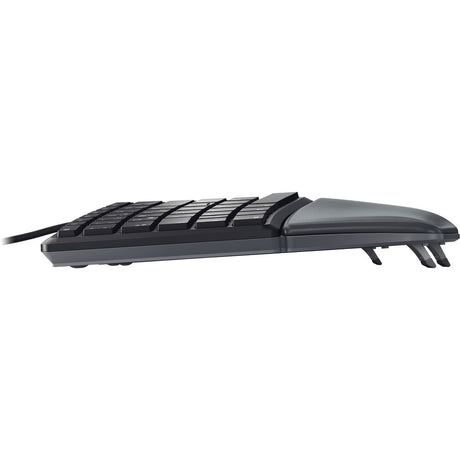 CHERRY ERGO KC 4500 Rugged Keyboard - Cable Connectivity - USB Interface - English (UK) - QWERTY Layout - Black