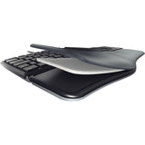 CHERRY ERGO KC 4500 Rugged Keyboard - Cable Connectivity - USB Interface - English (UK) - QWERTY Layout - Black