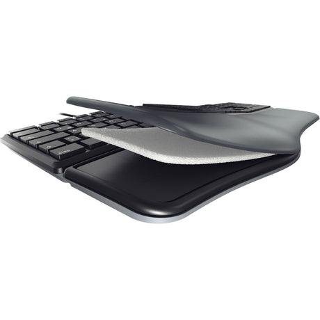 CHERRY ERGO KC 4500 Rugged Keyboard - Cable Connectivity - USB Interface - English (UK) - QWERTY Layout - Black