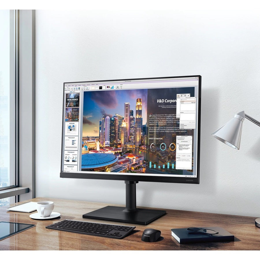 Samsung F22T450FQU 22" Class Full HD LCD Monitor - 16:9 - Black
