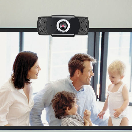 Adesso CyberTrack CyberTrack H4 Webcam - 2.1 Megapixel - 30 fps - Black - USB 2.0