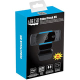 Adesso CyberTrack CyberTrack H5 Webcam - 2.1 Megapixel - 30 fps - Black, Blue - USB 2.0 - 1 Each