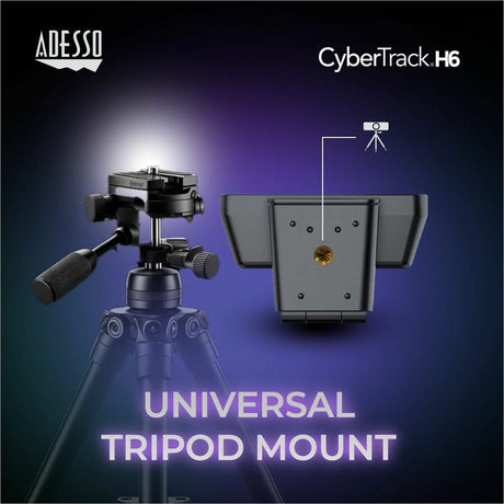 Adesso CyberTrack CyberTrack H6 Webcam - 8 Megapixel - 30 fps - Black - USB 2.0