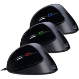 Adesso iMouse E7 Mouse - USB - Optical - 6 Button(s) - Black