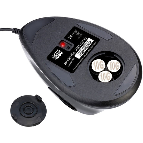 Adesso iMouse E7 Mouse - USB - Optical - 6 Button(s) - Black