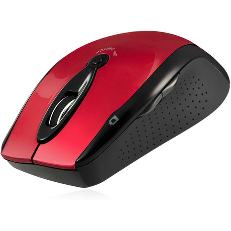 Adesso iMouse M20R Mouse - Radio Frequency - USB - Optical - 6 Button(s) - Red