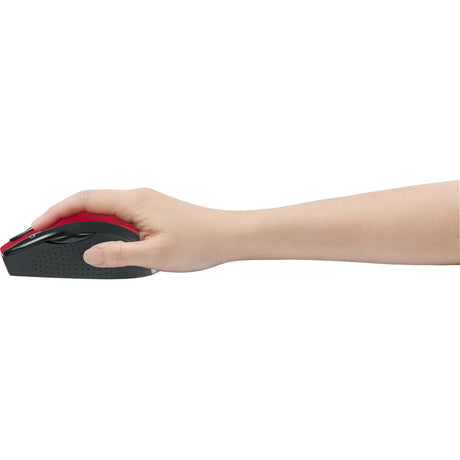 Adesso iMouse M20R Mouse - Radio Frequency - USB - Optical - 6 Button(s) - Red