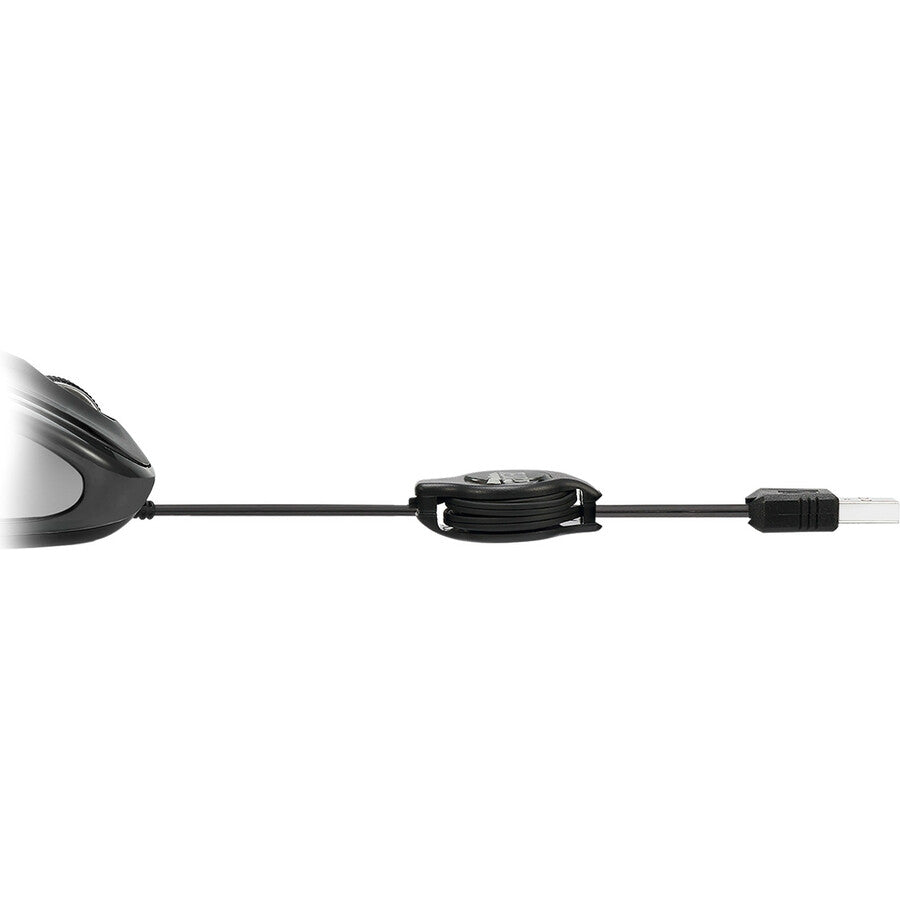 Adesso iMouse S8B Mouse - USB 2.0 - Optical - 3 Button(s) - Black