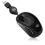 Adesso iMouse S8B Mouse - USB 2.0 - Optical - 3 Button(s) - Black