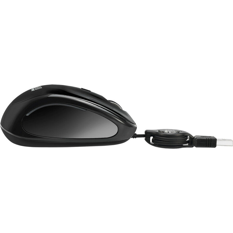 Adesso iMouse S8B Mouse - USB 2.0 - Optical - 3 Button(s) - Black