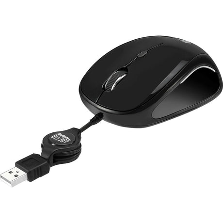 Adesso iMouse S8B Mouse - USB 2.0 - Optical - 3 Button(s) - Black