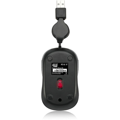 Adesso iMouse S8L Mouse - USB 2.0 - Optical - 3 Button(s) - Blue